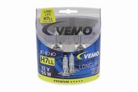 VEMO V99840002LL - Tipo de luces: Halógena<br>Tensión [V]: 12<br>Potencia nominal [W]: 55<br>Tipo de lámpara: H7<br>Modelo de zócalo, bombilla incandescente: PX26d<br>Peso [kg]: 0,013<br>