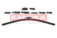 KAMOKA 27525U - Lado de montaje: delante<br>Tipo de escobilla: Limpiaparabrisas híbrido<br>Longitud [mm]: 525<br>