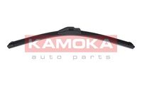 KAMOKA 27475U - Lado de montaje: delante<br>Tipo de escobilla: Limpiaparabrisas híbrido<br>Longitud [mm]: 475<br>Tipo de sujeción: sujeción por gancho<br>