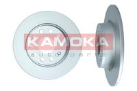 KAMOKA 103171 - Número de PR: 1KE<br>Diámetro exterior [mm]: 272<br>Altura [mm]: 48<br>Tipo de disco de frenos: macizo<br>Espesor de disco de frenos [mm]: 10<br>Espesor mínimo [mm]: 9<br>Número de orificios: 9<br>Superficie: barnizado<br>Lado de montaje: Eje trasero<br>Par apriete [Nm]: 120<br>