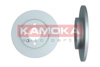 KAMOKA 103410 - año construcción hasta: 02/2002<br>Lado de montaje: Eje trasero<br>Tipo de disco de frenos: macizo<br>Superficie: revestido<br>Artículo complementario / información complementaria 2: sin cojinete rueda<br>Artículo complementario / información complementaria 2: sin anillo sensor ABS<br>Número de orificios: 4<br>corona de agujeros - Ø [mm]: 100<br>Altura [mm]: 71<br>Diámetro exterior [mm]: 226<br>Diámetro de centrado [mm]: 39<br>Espesor de disco de frenos [mm]: 10<br>