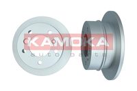 KAMOKA 103454 - Lado de montaje: Eje trasero<br>Tipo de disco de frenos: ventilado<br>Superficie: revestido<br>Número de orificios: 6<br>corona de agujeros - Ø [mm]: 145<br>Altura [mm]: 93<br>Diámetro exterior [mm]: 285<br>Diámetro de centrado [mm]: 120<br>Espesor de disco de frenos [mm]: 22<br>