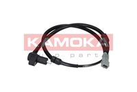 KAMOKA 1060110 - año construcción desde: 10/1997<br>para n° fabricante: Bosch<br>Tipo de vehículo: from 7610<br>Lado de montaje: Eje trasero izquierda<br>Lado de montaje: Eje trasero, derecha<br>Longitud de cable [mm]: 856<br>Tipo de sensor: sensor pasivo<br>