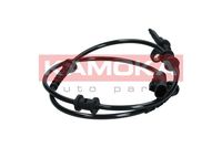 KAMOKA 1060147 - Distancia entre ejes: distancia entre ejes larga<br>Lado de montaje: Eje trasero<br>Longitud de cable [mm]: 1300<br>Tipo de sensor: Sensor activo<br>