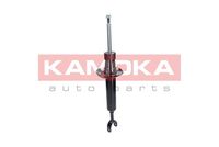 KAMOKA 2000713 - Lado de montaje: Eje delantero<br>Tipo de amortiguador: Presión de gas<br>Sistema de amortiguadores: Bitubular<br>Tipo de sujeción de amortiguador: Espiga arriba<br>Nº art. de accesorio recomendado: SMJ0156<br>Tipo de amortiguador: Amortiguador telescópico<br>