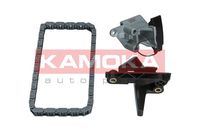 KAMOKA 7001533 - Código de motor: M54 B30 (306S3)<br>Lado de montaje: debajo<br>Artículo complementario/Información complementaria: con juntas<br>Número piezas [piezas]: 4<br>Unidades accionadas: Árbol de levas<br>Modelo cadena: Símplex<br>Número cadenas: 1<br>Número de eslabones: 58<br>