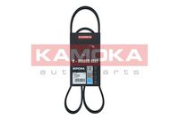 KAMOKA 7016066 - año construcción hasta: 06/2003<br>Unidades accionadas: Alternador<br>Equipamiento de vehículo: para vehículos con climatizador<br>Material de las bielas: Poliéster<br>Material de las correas: Caucho<br>Color: negro<br>Número de nervaduras: 6<br>Ancho [mm]: 21<br>Longitud [mm]: 1640<br>