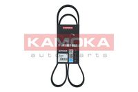 KAMOKA 7016090 - Unidades accionadas: Alternador<br>Material de las bielas: Poliéster<br>Material de las correas: EPDM (Ethylen-Propylen-Dien-Caucho)<br>Color: negro<br>Número de nervaduras: 6<br>Ancho [mm]: 21<br>Longitud [mm]: 1255<br>