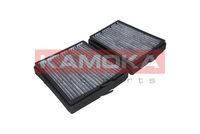 KAMOKA F507301 - Equipamiento de vehículo: para vehículos sin climatizador automático<br>Tipo de filtro: Filtro aire fresco<br>Tipo de filtro: Filtro de carbón activado<br>Longitud 1 [mm]: 332<br>Longitud 2 [mm]: 271<br>Ancho [mm]: 190<br>Altura [mm]: 25<br>