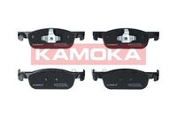 KAMOKA JQ101329 - Lado de montaje: Eje delantero<br>Contacto avisador de desgaste: no preparado para indicador de desgaste<br>Sistema de frenos: ATE<br>Ancho [mm]: 140<br>Altura [mm]: 42<br>Espesor [mm]: 18<br>