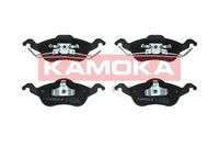 KAMOKA JQ101636 - Lado de montaje: Eje trasero<br>Contacto avisador de desgaste: excl. contacto de avisador de desgaste<br>Sistema de frenos: Lucas - TRW<br>Ancho [mm]: 88<br>Altura [mm]: 42<br>Espesor [mm]: 14<br>