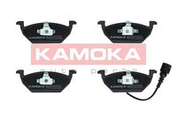 KAMOKA JQ1012796 - Lado de montaje: Eje trasero<br>Contacto avisador de desgaste: excl. contacto de avisador de desgaste<br>Sistema de frenos: Lucas - TRW<br>Ancho [mm]: 88<br>Altura [mm]: 53<br>Espesor [mm]: 17<br>