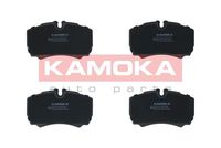 KAMOKA JQ1012810 - Lado de montaje: Eje delantero<br>Contacto avisador de desgaste: preparado para indicador desgaste<br>Sistema de frenos: Brembo<br>Ancho [mm]: 163<br>Altura [mm]: 67<br>Espesor [mm]: 20<br>