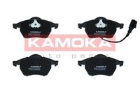 KAMOKA JQ1012926 - Lado de montaje: Eje delantero<br>Contacto avisador de desgaste: con contacto avisador de desgaste<br>Sistema de frenos: ATE<br>Ancho [mm]: 147<br>Altura [mm]: 55<br>Espesor [mm]: 19<br>Número de indicadores de desgaste [por eje]: 1<br>Longitud contacto de aviso [mm]: 155<br>