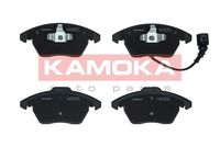 KAMOKA JQ1013282 - Lado de montaje: Eje trasero<br>Contacto avisador de desgaste: excl. contacto de avisador de desgaste<br>Sistema de frenos: Lucas - TRW<br>Ancho [mm]: 105<br>Altura [mm]: 56<br>Espesor [mm]: 17<br>