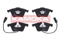 KAMOKA JQ1013412 - Lado de montaje: Eje trasero<br>Contacto avisador de desgaste: excl. contacto de avisador de desgaste<br>Sistema de frenos: Lucas - TRW<br>Ancho [mm]: 105<br>Altura [mm]: 56<br>Espesor [mm]: 17<br>