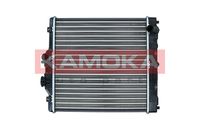 KAMOKA 7705145 - Clase de caja de cambios: para transmisión automática<br>Equipamiento de vehículo: para vehículos con/sin climatización<br>Material: Plástico<br>Material: Aluminio<br>Longitud de red [mm]: 350<br>Ancho de red [mm]: 350<br>Profundidad de red [mm]: 16<br>