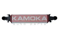 KAMOKA 7750026 - Diámetro de entrada 1 [mm]: 61<br>Diámetro de salida 1 [mm]: 61<br>Tipo radiador: Aletas refrigeración soldadas<br>Técnica conexión: Conexi�n r�pida<br>Calidad: ALTERNATIVO<br>Restricción de fabricante: BEHR<br>Material: Aluminio<br>Material: Plástico<br>Longitud de red [mm]: 626<br>Ancho de red [mm]: 143<br>Profundidad de red [mm]: 62<br>