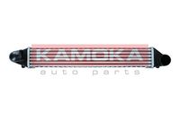 KAMOKA 7750038 - Diámetro de entrada 1 [mm]: 50<br>Diámetro de salida 1 [mm]: 50<br>Tipo radiador: Aletas refrigeración soldadas<br>Calidad: Premium<br>Material: Aluminio<br>Material: Plástico<br>Longitud de red [mm]: 572<br>Ancho de red [mm]: 77<br>Profundidad de red [mm]: 80<br>