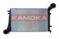 KAMOKA 7750041 - Diámetro de entrada 1 [mm]: 66<br>Diámetro de salida 1 [mm]: 66<br>Tipo radiador: Aletas refrigeración soldadas<br>Técnica conexión: Conexi�n r�pida<br>Calidad: ALTERNATIVO<br>Restricción de fabricante: BEHR<br>Material: Aluminio<br>Material: Plástico<br>Longitud de red [mm]: 618<br>Ancho de red [mm]: 401<br>Profundidad de red [mm]: 32<br>