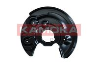 KAMOKA 1180004 - Lado de montaje: Eje trasero izquierda<br>Material: Chapa de acero<br>para diámetro disco de freno [mm]: 272<br>