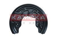 KAMOKA 1180048 - Lado de montaje: Eje delantero, izquierda<br>Material: Chapa de acero<br>para diámetro disco de freno [mm]: 345<br>para OE N°: 8E0615311C<br>