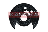 KAMOKA 1180076 - Lado de montaje: Eje trasero izquierda<br>Diámetro 1 [mm]: 320<br>Diámetro 2 [mm]: 78<br>Material: Chapa de acero<br>