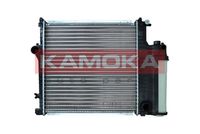 KAMOKA 7705121 - Diámetro de salida 1 [mm]: 40<br>Calidad: Premium<br>Diámetro de entrada 1 [mm]: 40<br>Tipo radiador: Aletas refrigeración soldadas<br>Restricción de fabricante: BEHR<br>Profundidad de red [mm]: 32<br>Longitud de red [mm]: 440<br>Ancho de red [mm]: 438<br>Material: Aluminio<br>Material: Plástico<br>