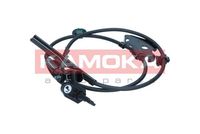 KAMOKA 1060433 - Lado de montaje: Eje delantero, izquierda<br>Referencia artículo par: 9A1162<br>Longitud de cable [mm]: 1021<br>Tipo de sensor: Sensor activo<br>