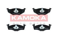 KAMOKA JQ1012202 - Lado de montaje: Eje delantero<br>Contacto avisador de desgaste: excl. contacto de avisador de desgaste<br>Sistema de frenos: Volkswagen<br>Ancho [mm]: 147<br>Altura [mm]: 55<br>Espesor [mm]: 19<br>