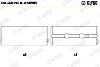 GLYCO 024576025MM - Cojinete de cigüeñal