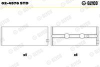 GLYCO 024576STD - Código de motor: 6 BT5.9<br>Nº de componente: 02-4576<br>dimensión inferior [mm]: 0,25<br>