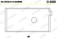 GLYCO 0141164050MM - Cojinete de biela