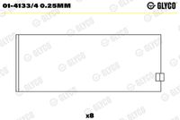 GLYCO 0141334025MM - Cojinete de biela