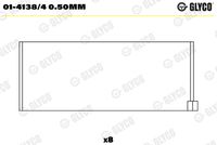 GLYCO 01-4138/4 0.50mm - Cojinete de biela