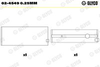 GLYCO 024549025MM - Cojinete de cigüeñal