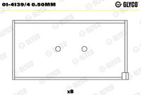 GLYCO 0141394050MM - Cojinete de biela