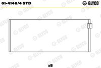 GLYCO 0141464STD - Cojinete de biela