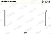 GLYCO 0141524STD - Cojinete de biela