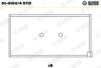 GLYCO 0141604STD - Cojinete de biela