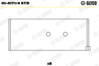 GLYCO 0141714STD - Cojinete de biela