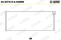 GLYCO 0141734030MM - Cojinete de biela