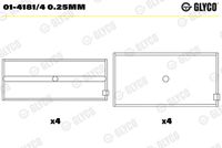 GLYCO 0141814025MM - Cojinete de biela