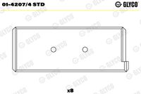 GLYCO 01-4207/4 STD - Cojinete de biela