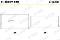 GLYCO 0142554STD - Cojinete de biela