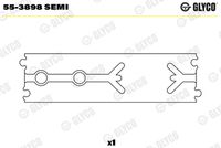 GLYCO 553898SEMI - Código de motor: OM 646.966<br>Espesor [mm]: 1,485<br>Ancho [mm]: 21,9<br>Diámetro exterior [mm]: 32,52<br>para un diám. de eje de [mm]: 29,56<br>para diám. carcasa de [mm]: 32,58<br>Diám. carcasa [mm]: 32,6<br>Se requiere adicionalmente artículo Nº: BB2071<br>Se requiere adicionalmente artículo Nº: BM1047<br>Se requiere adicionalmente artículo Nº: BT3011<br>para diámetro de abertura hasta [mm]: 29,58<br>