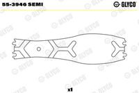 GLYCO 553946SEMI - Casquillo del cojinete, biela