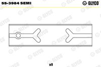 GLYCO 553984SEMI - Casquillo del cojinete, biela