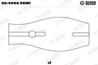 GLYCO 554098SEMI - Casquillo del cojinete, biela