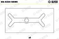 GLYCO 554201SEMI - Casquillo del cojinete, biela